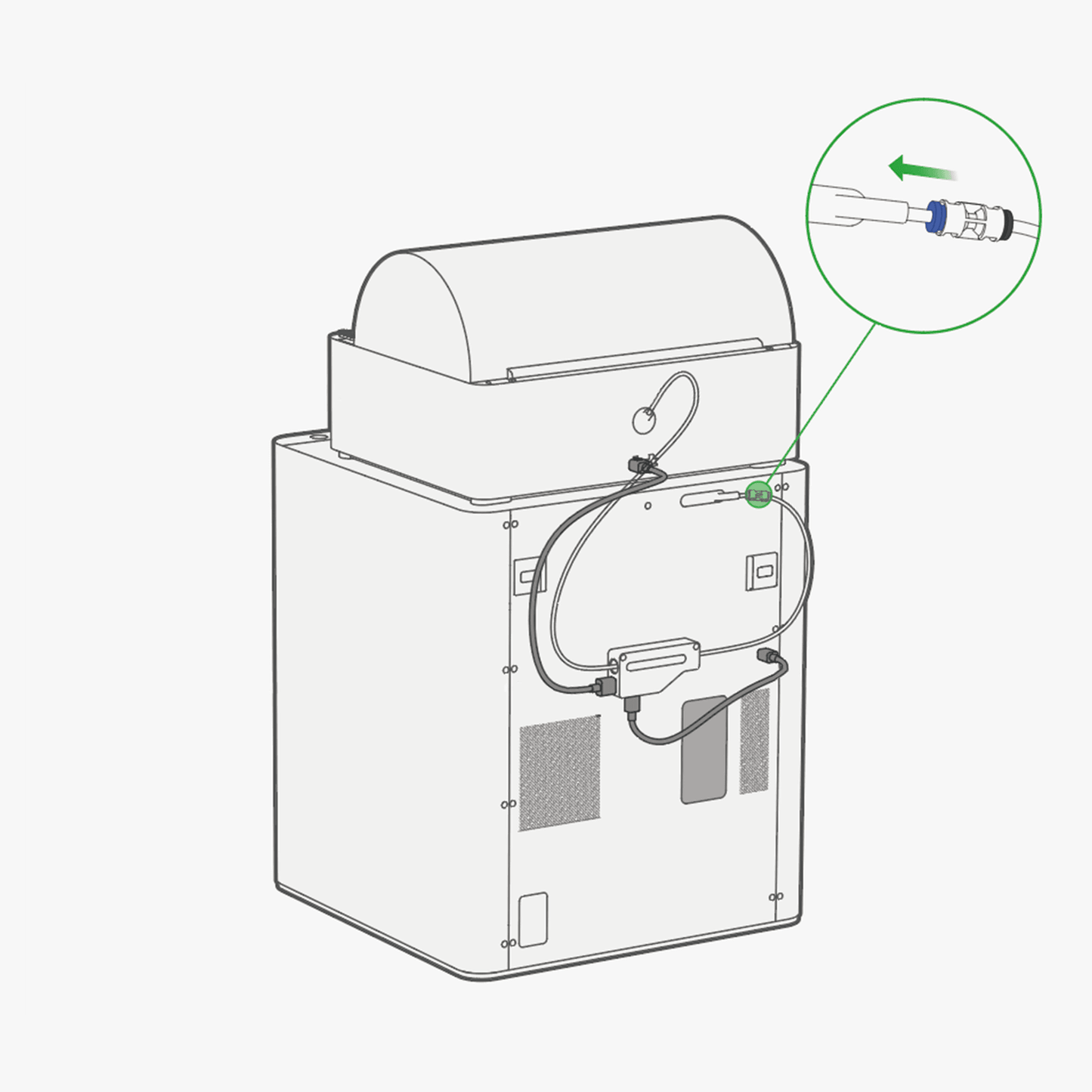 PTFE Tube Coupler (w/o holder)