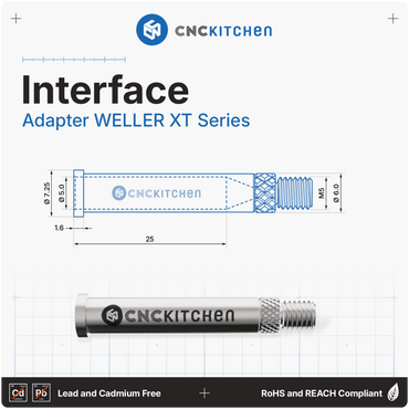 Weller XT-interface på adapter til Installation Tips