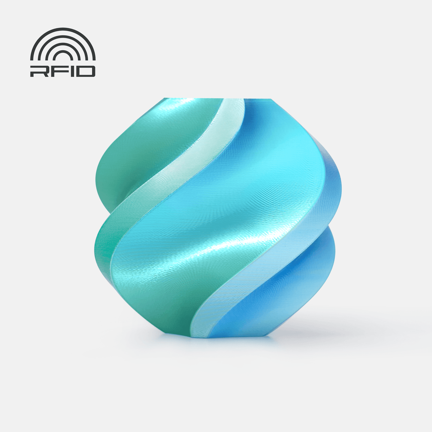 Bambu Lab | PLA Silk | Blue Hawaii | 1.75mm | 1kg
