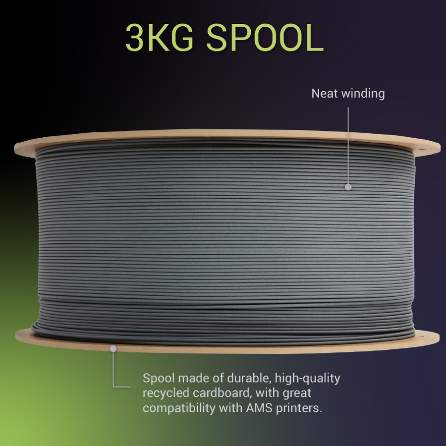 Polymaker | Fiberon | PPS-CF10 Black | 1.75mm | 3 kg