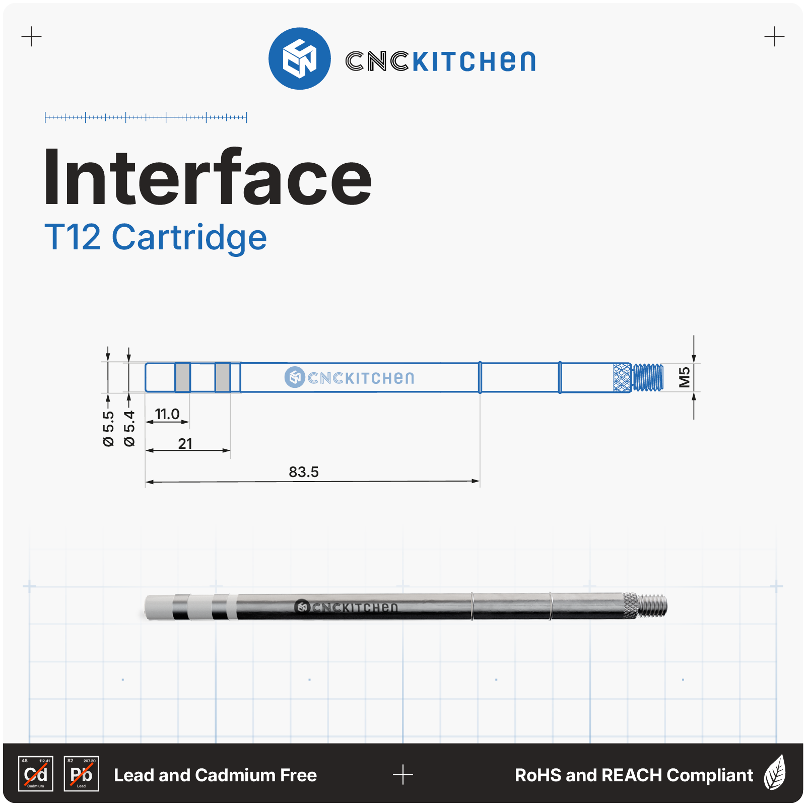 T12-interface på adapter til Installation Tips