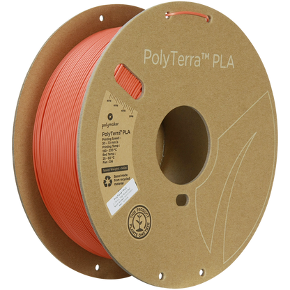 (UDGÅR) Polymaker | PolyTerra PLA | Muted Red | 1.75mm | 1 kg