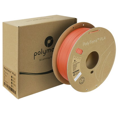 (UDGÅR) Polymaker | PolyTerra PLA | Muted Red | 1.75mm | 1 kg