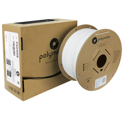 Polymaker | PolyTerra PLA | Cotton White | 1.75mm | 3 kg