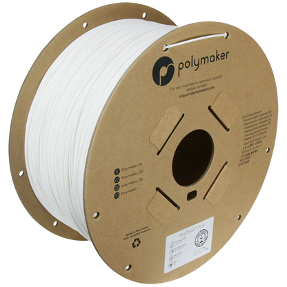 Polymaker | PolyTerra PLA | Cotton White | 1.75mm | 3 kg