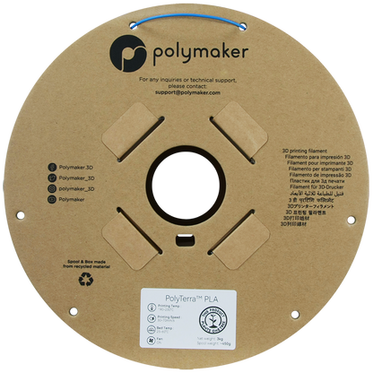 Polymaker | PolyTerra PLA | Sapphire Blue | 1.75mm | 3 kg