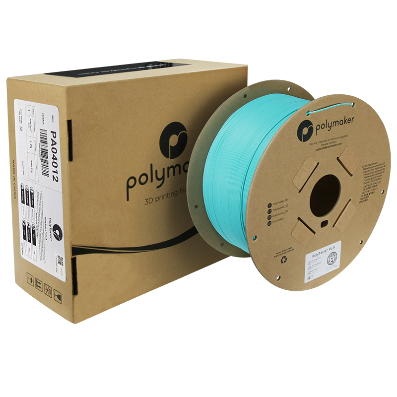 (UDGÅR) Polymaker | PolyTerra PLA | Arctic Teal | 1.75mm | 3 kg
