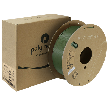 (UDGÅR) Polymaker | PolyTerra PLA Dual | Camouflage (Dark Green-Brown) | 1.75mm | 1 kg