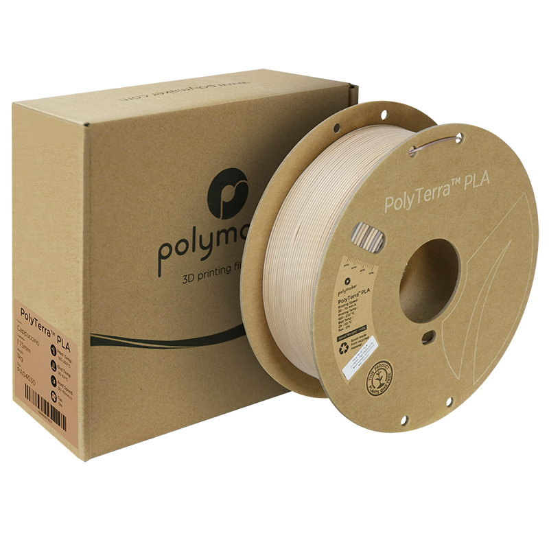 (UDGÅR) Polymaker | PolyTerra PLA Gradient | Cappucino | 1.75mm | 1 kg