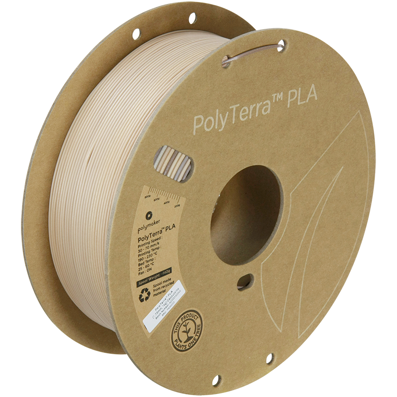 (UDGÅR) Polymaker | PolyTerra PLA Gradient | Cappucino | 1.75mm | 1 kg