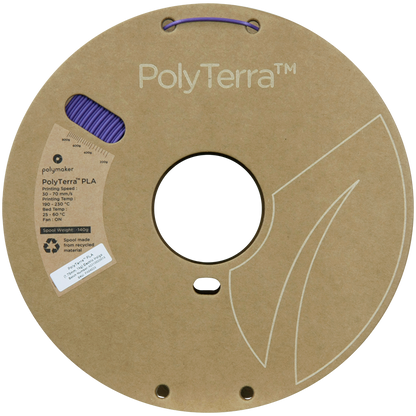 (UDGÅR) Polymaker | PolyTerra PLA | Electric Indigo | 1.75mm | 1 kg