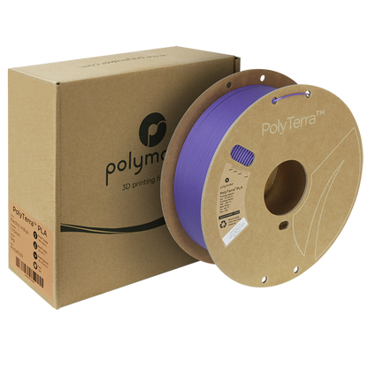 (UDGÅR) Polymaker | PolyTerra PLA | Electric Indigo | 1.75mm | 1 kg