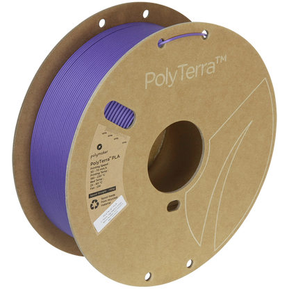 (UDGÅR) Polymaker | PolyTerra PLA | Electric Indigo | 1.75mm | 1 kg