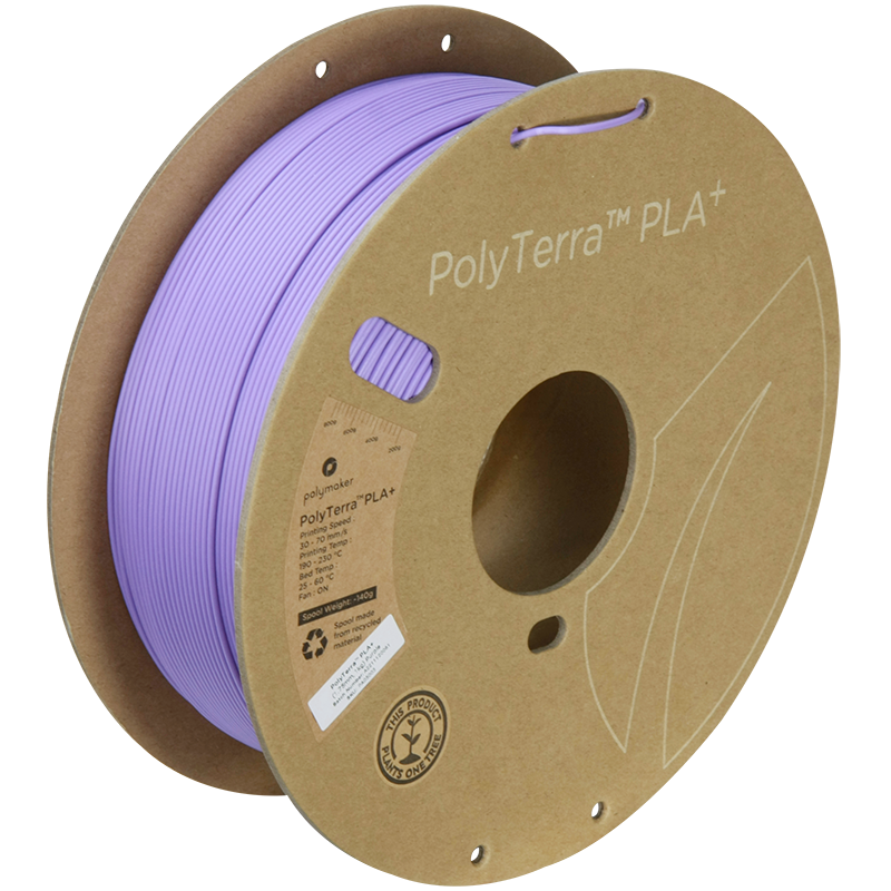 Polymaker | PolyTerra PLA+ | Purple | 1.75mm | 1 kg