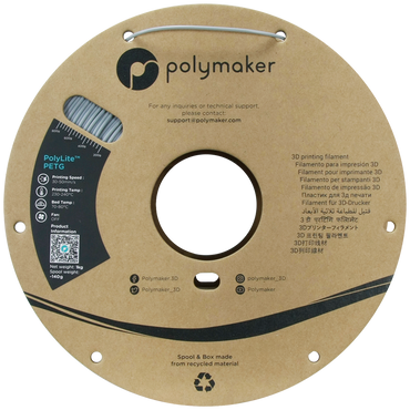 Polymaker | PolyLite PETG | Grey | 1.75mm | 1 kg