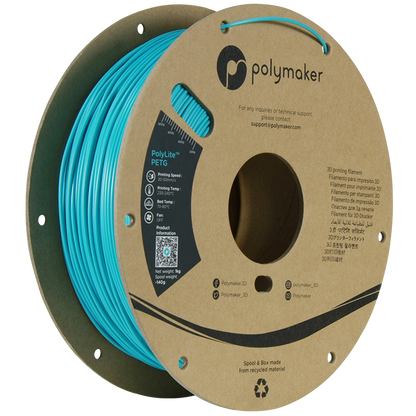 Polymaker | PolyLite PETG | Teal | 1.75mm | 1 kg