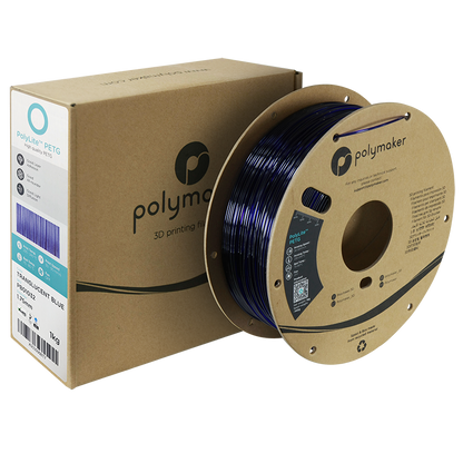 Polymaker | PolyLite PETG | Translucent Blue | 1.75mm | 1 kg