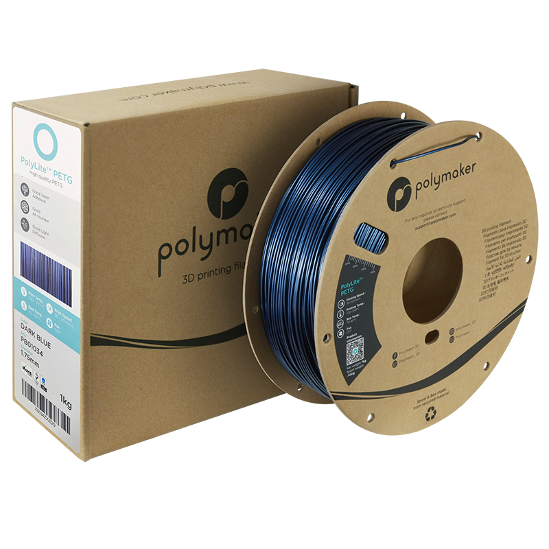 Polymaker | PolyLite PETG | Dark Blue | 1.75mm | 1 kg