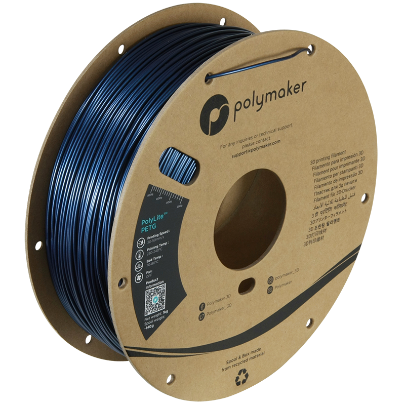 Polymaker | PolyLite PETG | Dark Blue | 1.75mm | 1 kg