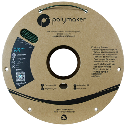 Polymaker | PolyLite PETG | Dark Green | 1.75mm | 1 kg