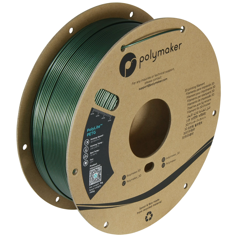 Polymaker | PolyLite PETG | Dark Green | 1.75mm | 1 kg