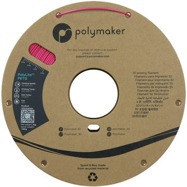 Polymaker | PolyLite PETG | Magenta | 1.75mm | 1 kg