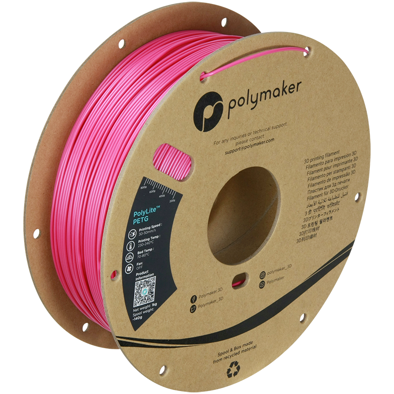 Polymaker | PolyLite PETG | Magenta | 1.75mm | 1 kg
