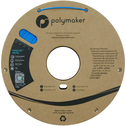 Polymaker | PolyLite PETG | Electric Blue | 1.75mm | 1 kg