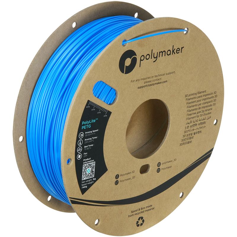 Polymaker | PolyLite PETG | Electric Blue | 1.75mm | 1 kg