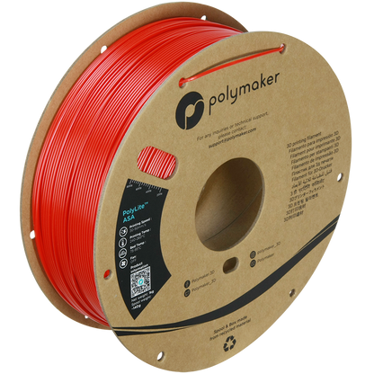 Polymaker | PolyLite ASA | Red | 1.75mm | 1 kg