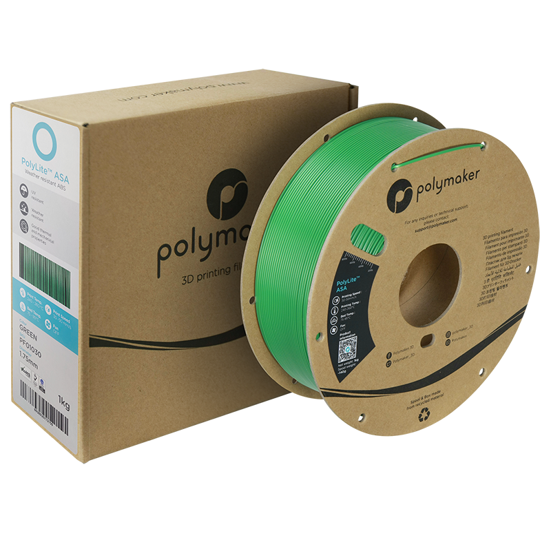 Polymaker | PolyLite ASA | Green | 1.75mm | 1 kg