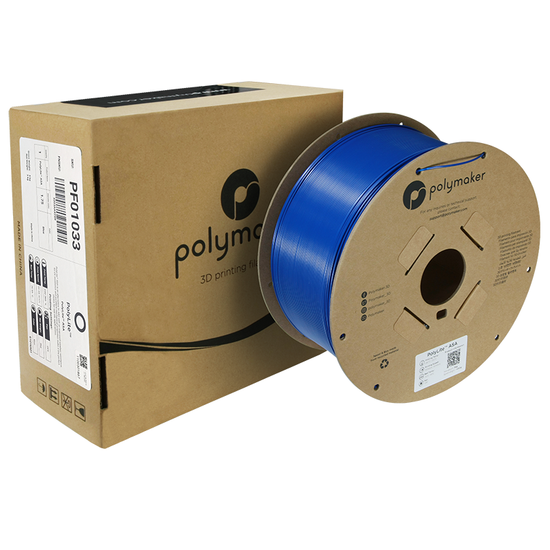 (UDGÅR) Polymaker | PolyLite ASA | Blue | 1.75mm | 3 kg