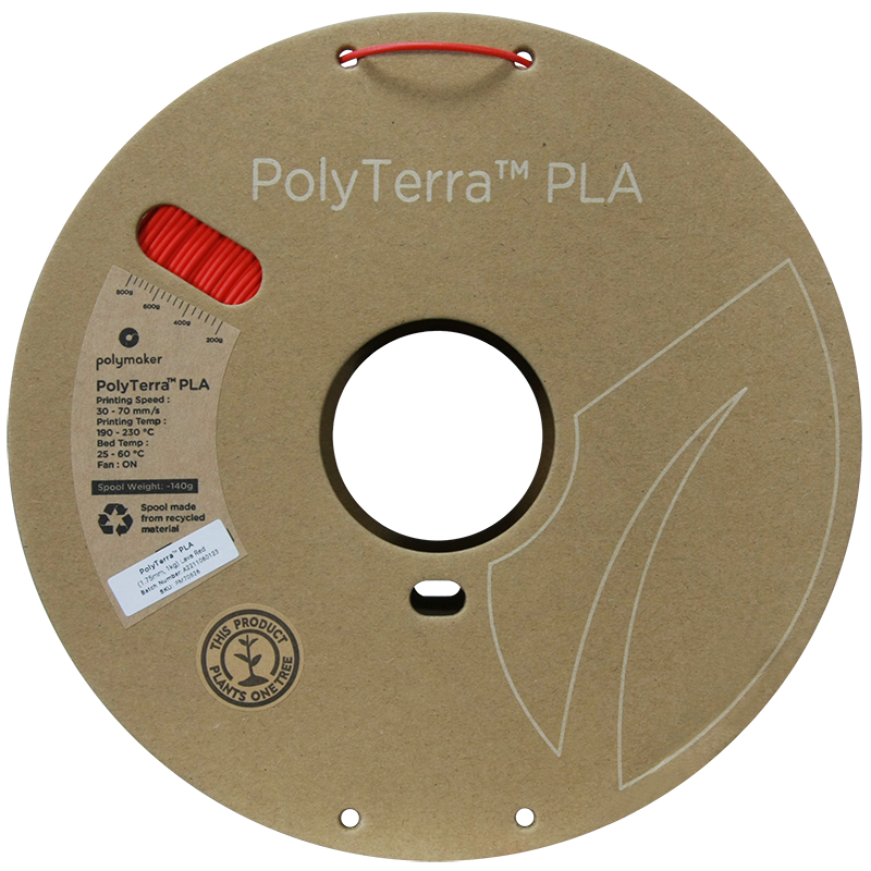 Polymaker | PolyTerra PLA | Lava Red | 1.75mm | 1 kg