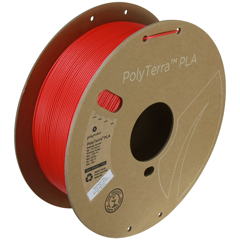 Polymaker | PolyTerra PLA | Lava Red | 1.75mm | 1 kg
