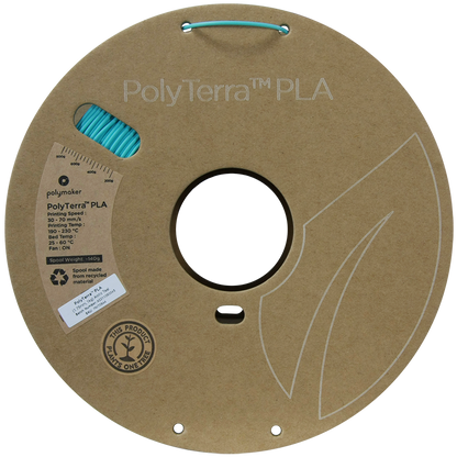 Polymaker | PolyTerra PLA | Arctic Teal | 1.75mm | 1 kg