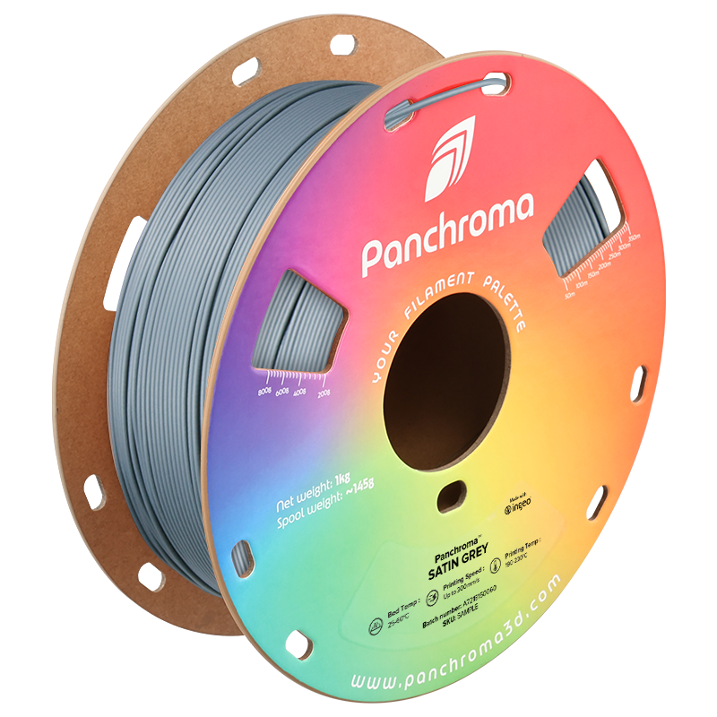 Polymaker | Panchroma PLA | Satin Grey | 1.75mm | 1 kg