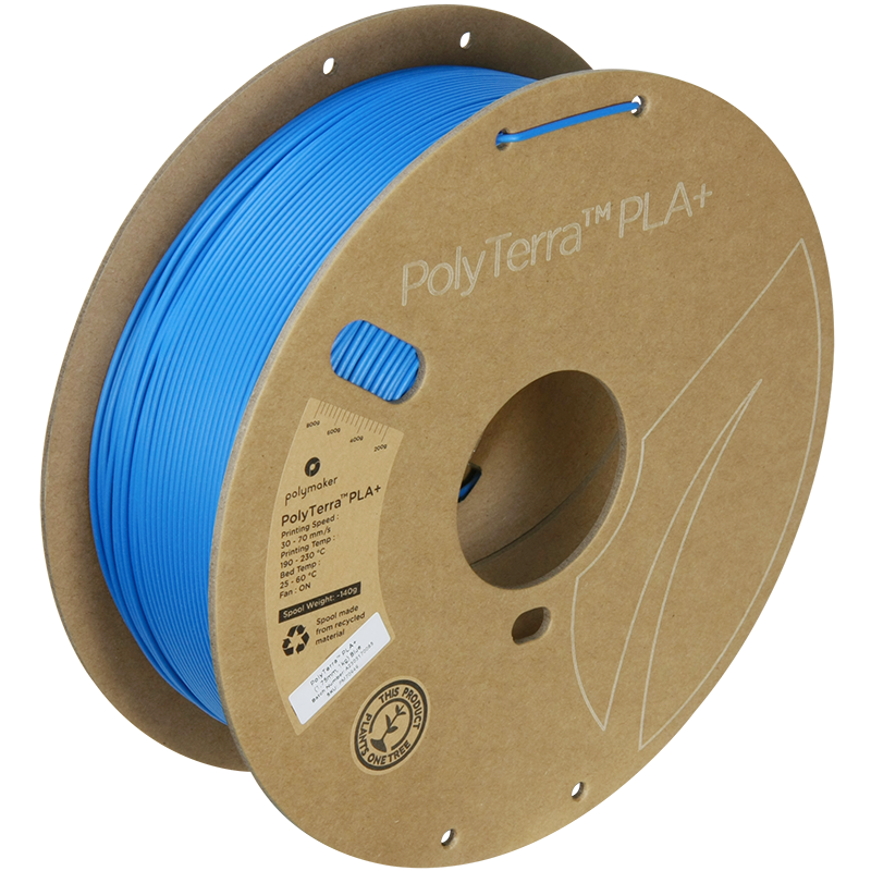 Polymaker | PolyTerra PLA+ | Blue | 1.75mm | 1 kg