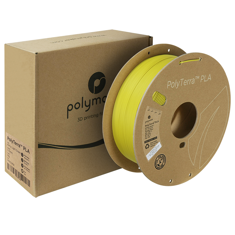(UDGÅR) Polymaker | PolyTerra PLA | Army Light Green | 1.75mm | 1 kg
