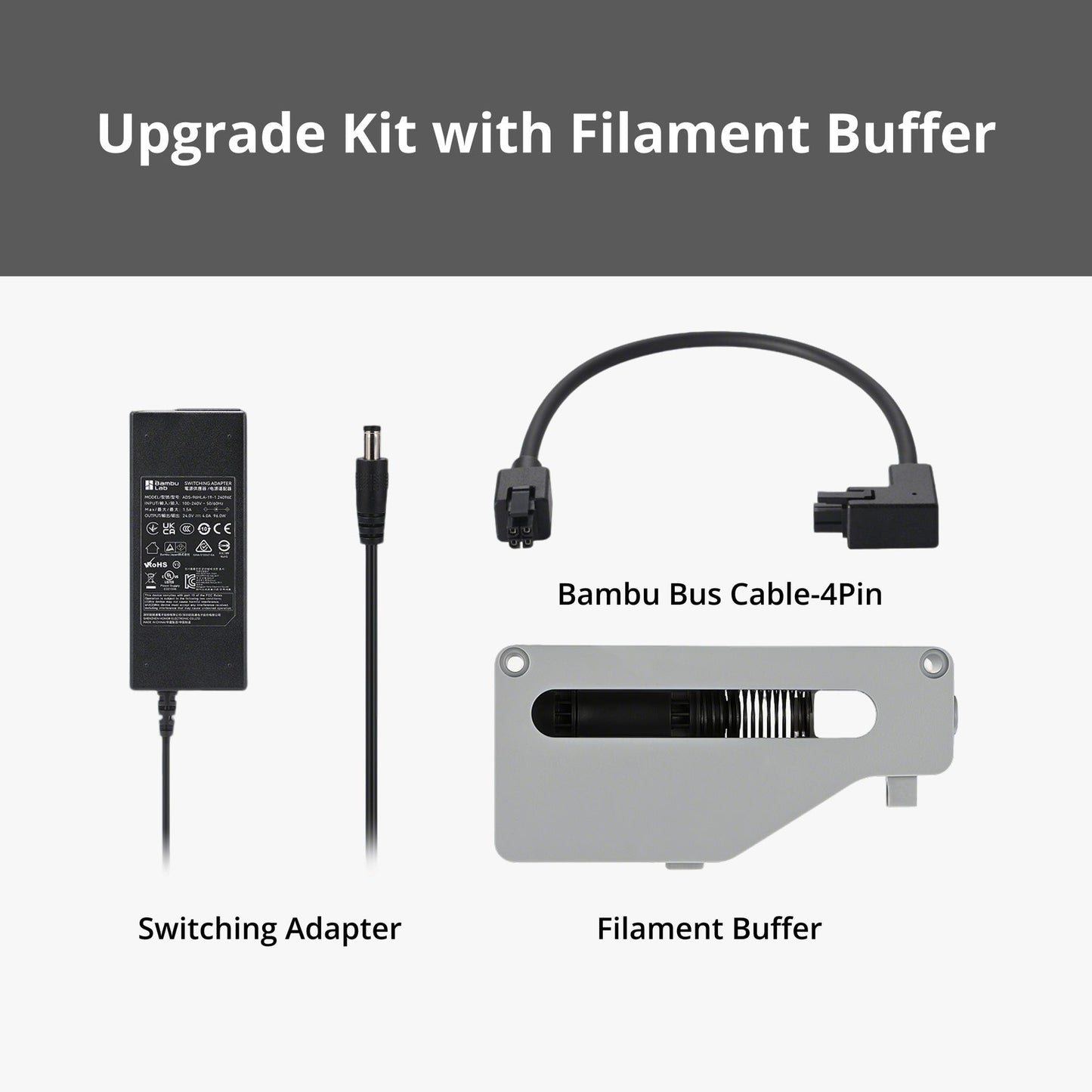 AMS 2 Pro Upgrade Kit with Filament Buffer for X1/P1 Series