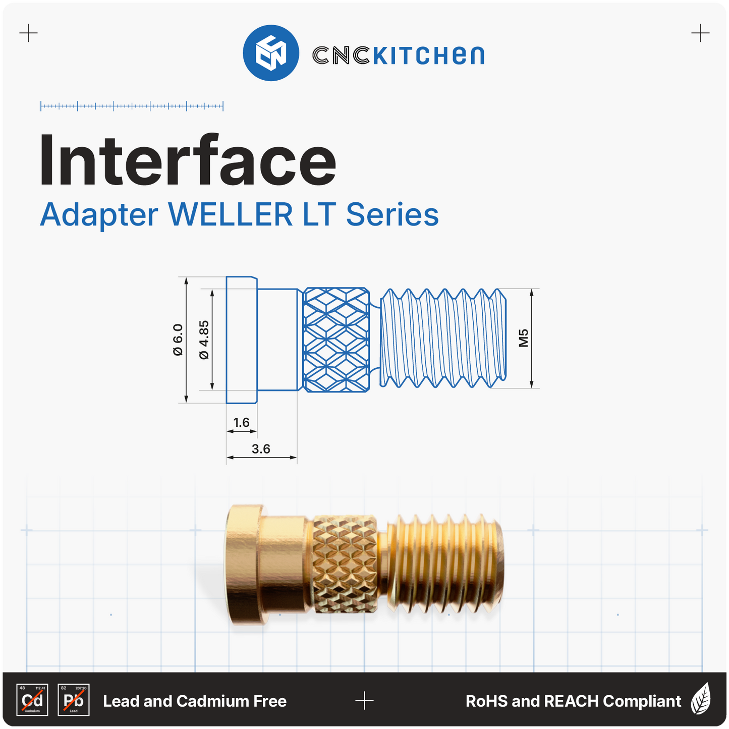 Weller LT-interface på adapter til Installation Tips
