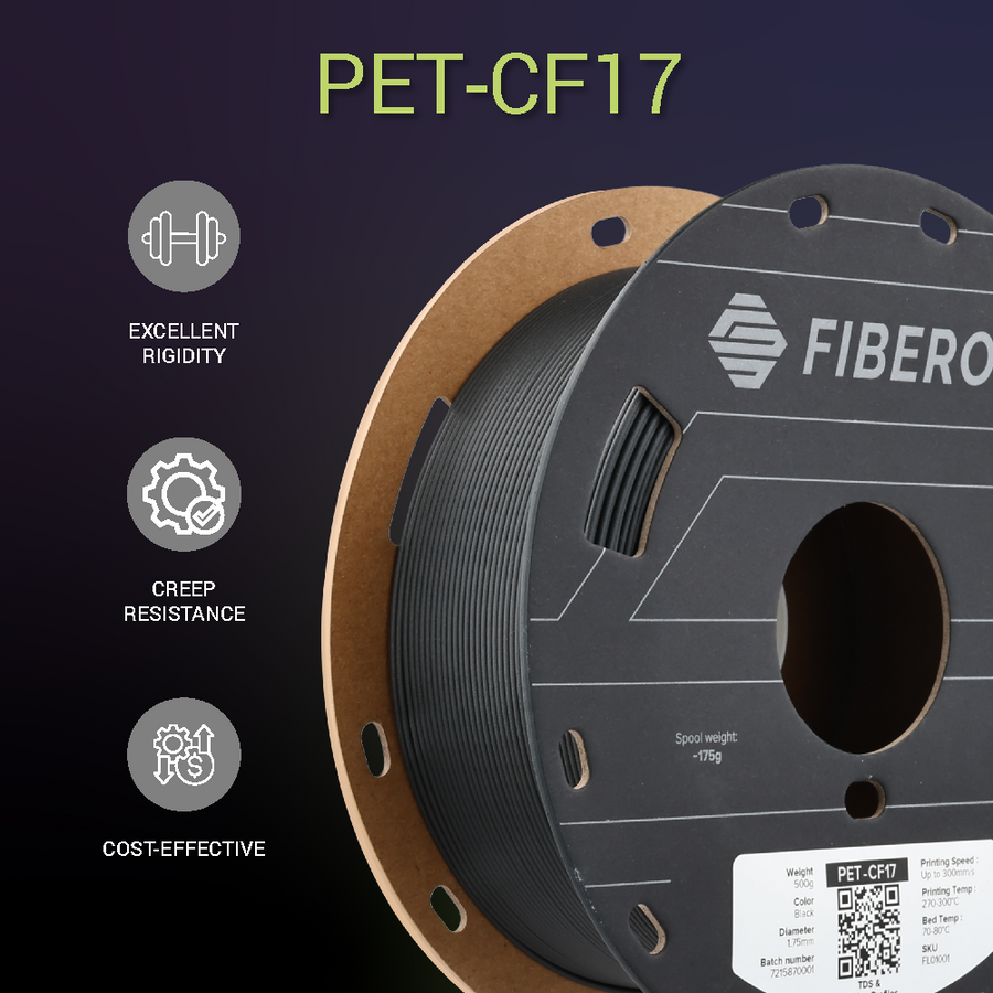 Polymaker | Fiberon | PET-CF17 | 1.75mm | 500g