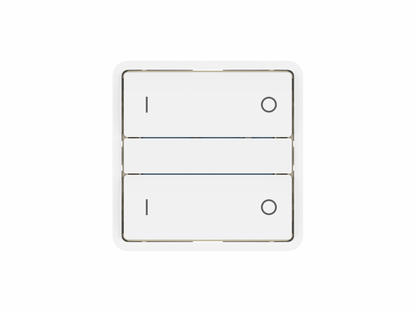 Zigbee tryk XL - ST, Hvid: On/off symboler (7241395437725)
