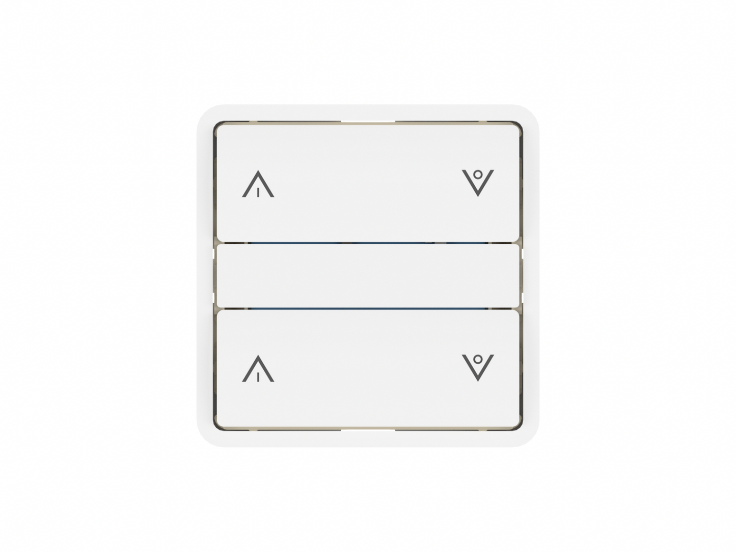 Zigbee tryk XL - ST, Hvid: Op/ned symboler (7241491546269)