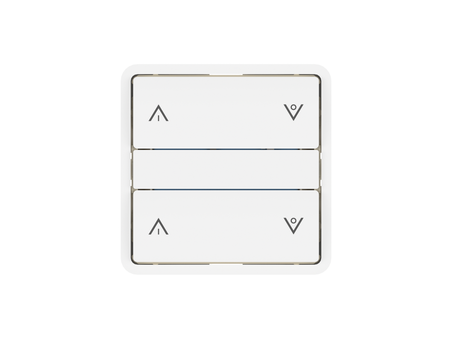 Zigbee tryk XL - ST, Hvid: Op/ned symboler (7241491546269)