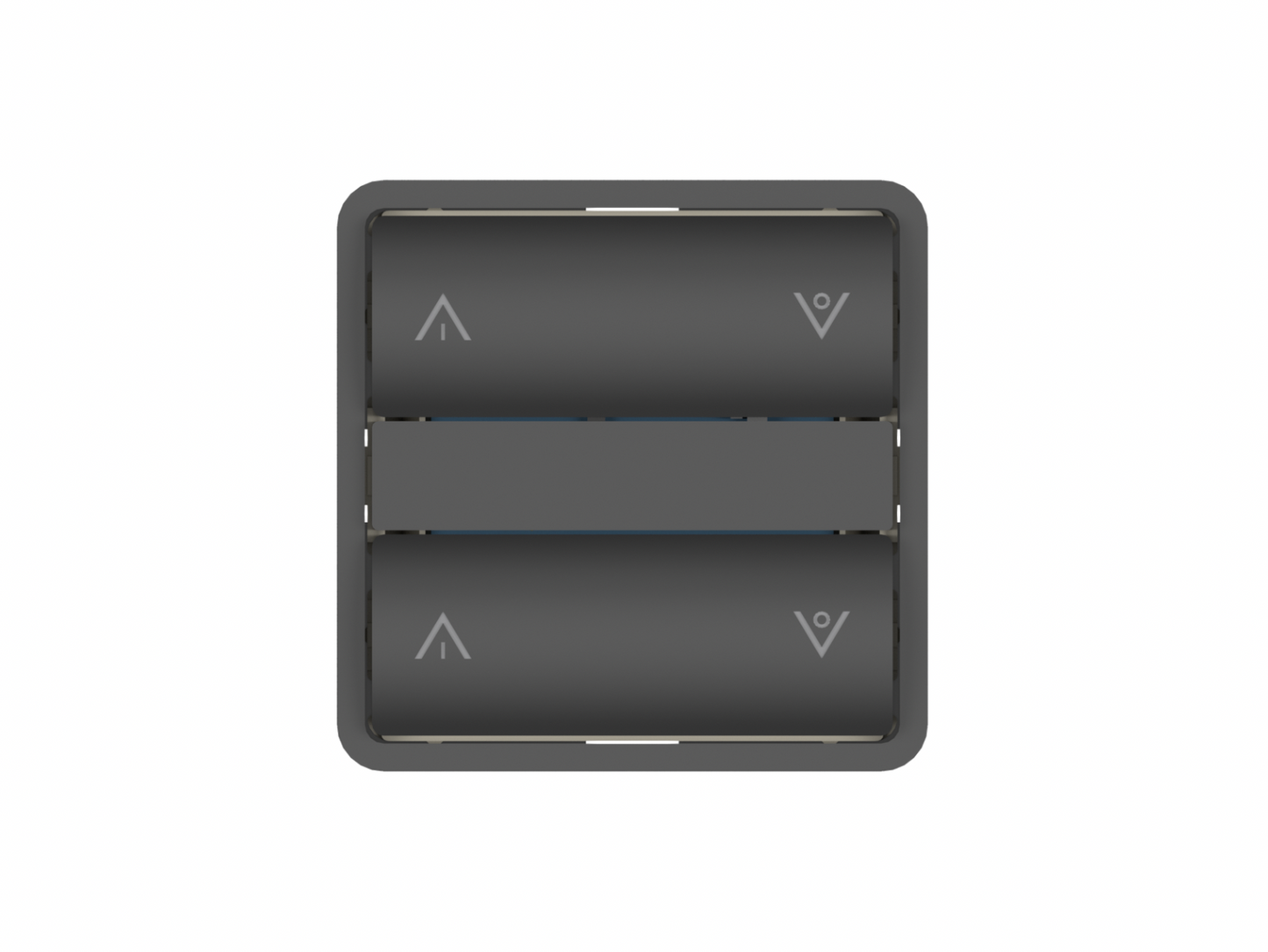 Zigbee tryk XL - ST, Hvid: Op/ned symboler (7241491546269)