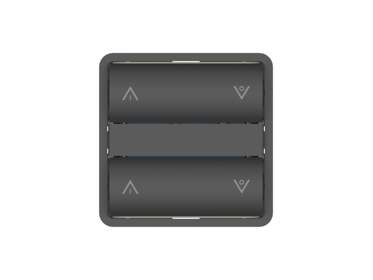 Zigbee tryk XL - ST, Hvid: Op/ned symboler (7241491546269)
