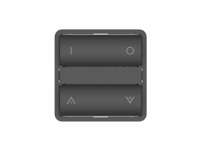 Zigbee tryk XL - ST, Hvid: Tænd/sluk & op/ned symboler (7241494036637)