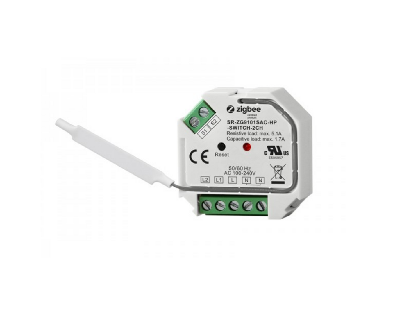Dobbelt Relæ Zigbee Switch